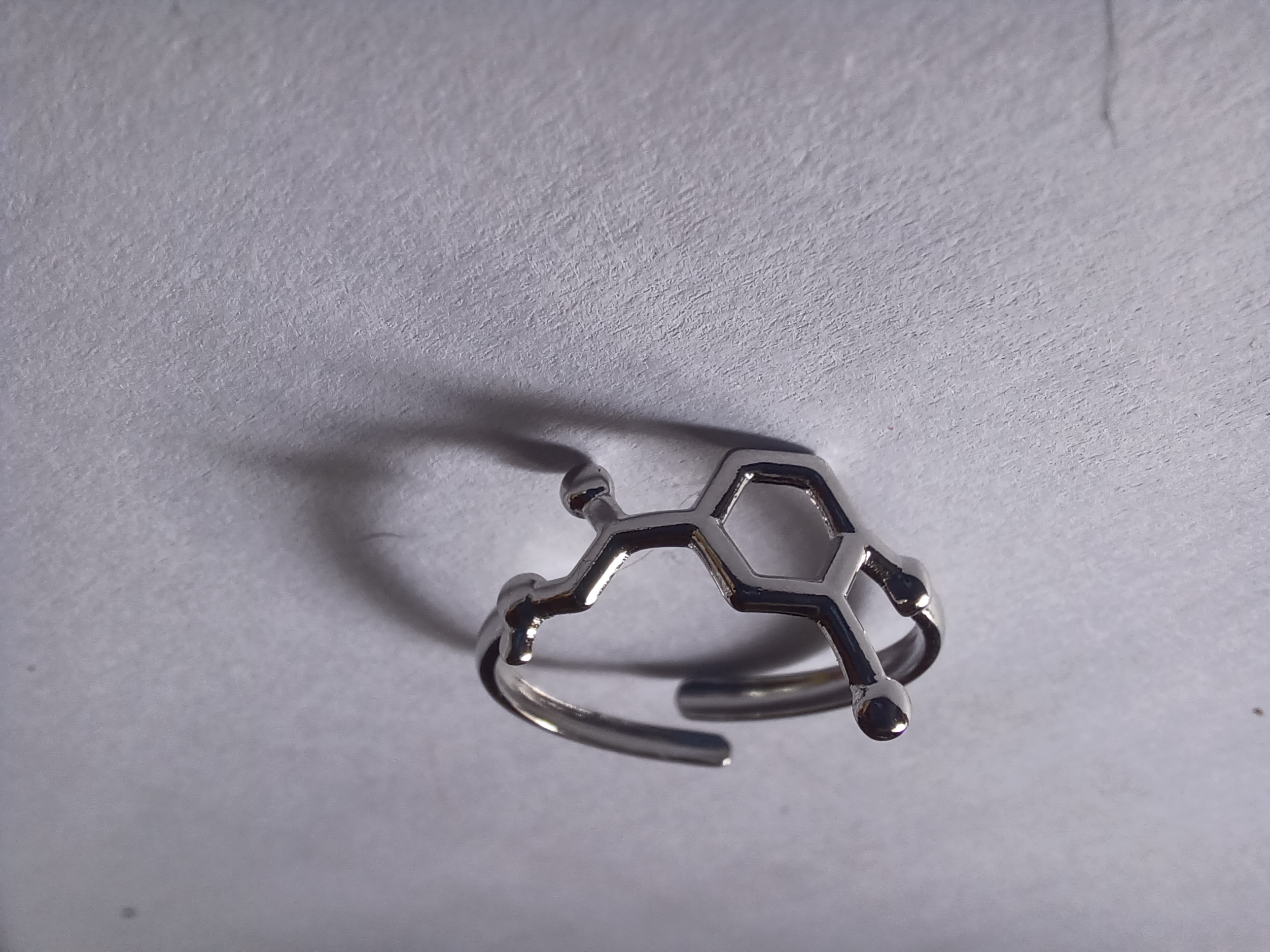 Stainless Steel Molecule Ring - Adrenaline (each)
