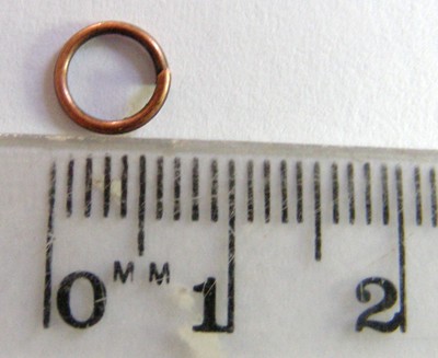 6mm Antique Copper Jumprings (+/- 500 pieces)