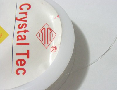 0.6mm Crystal Tec Clear Elastic (+/-10m roll)