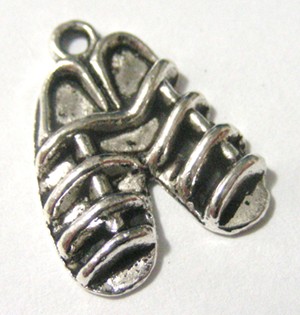 Armour of God Charm - Nickel - Shoe of Readiness and Peace (each