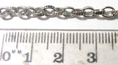 3mm Link Nickel Chain (per metre)