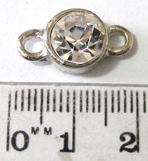 20mm Diamante Pendant Connector (each)