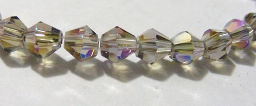 4mm Crystal Bicones - Jonquil AB(+/- 70 Pieces)
