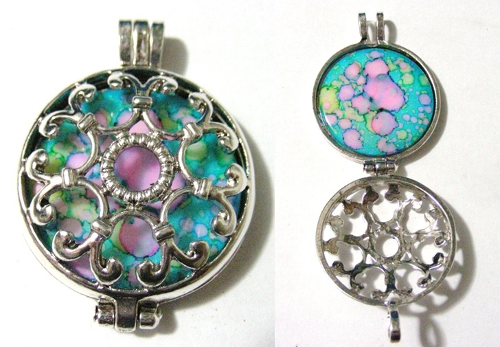 Interchangeable Pendant Case - 1 x Shell Bead Included. (each)
