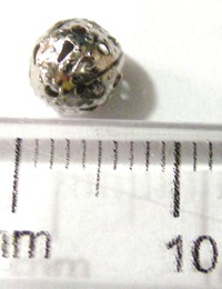 6mm Nickel Filligree Spacer Bead (pkt of 40)