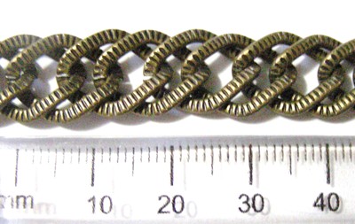 13mm Link Chunky Antique Bronze Chain (per metre)