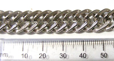 13mm Link Chunky Nickel Chain (per metre)