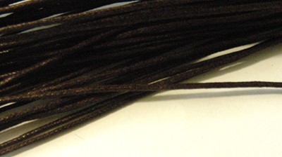 2mm Waxed Cord - Brown (Per metre)