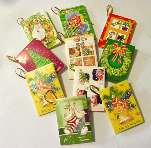 4.7cm x 3.3cm Christmas Gift Cards - Assorted (each)