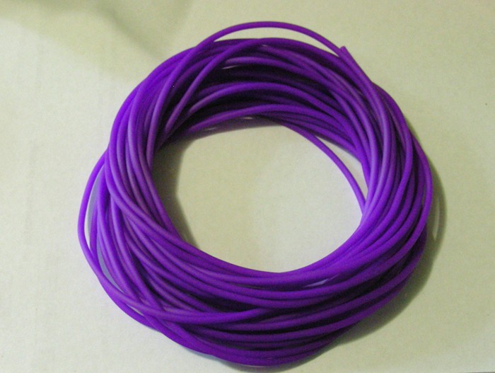2mm Silicone Tubing - Day-Glo Purple (per metre)