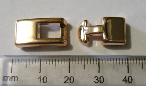 Metallised Gold Clasp (per set)