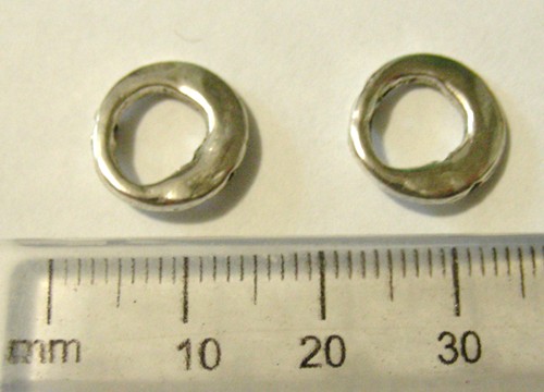 10mm Nickel Circular Spacer (each)