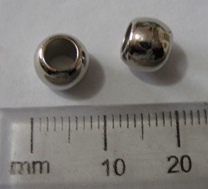 6mm Metallised Round Ball (each)