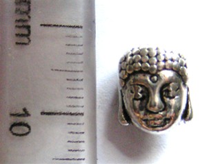 10mm Nickel Spacer - Buddha (each)