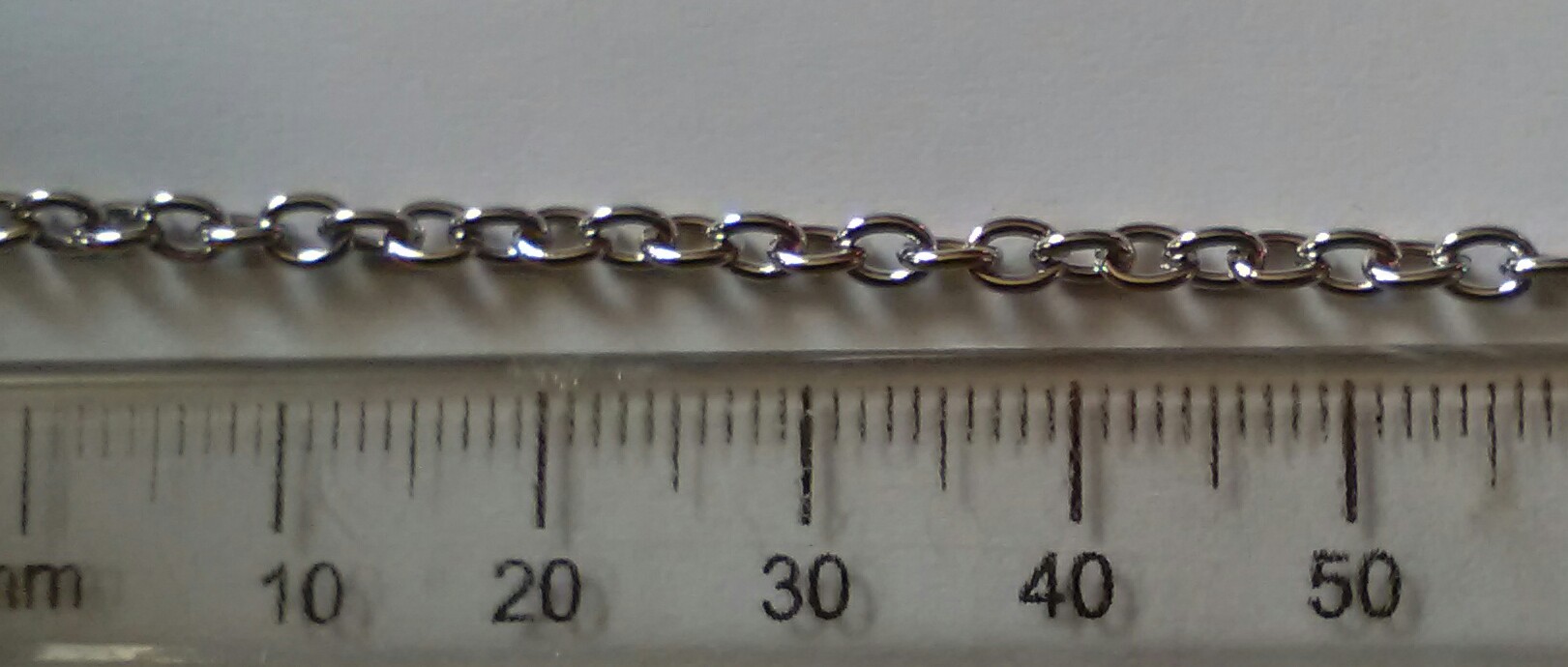 3mm Link Stainless Steel Chain (per metre)